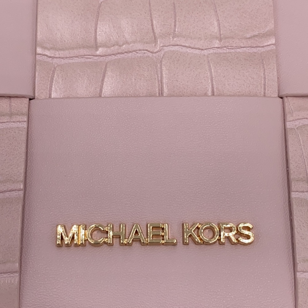 MICHAEL KORS MERCER SM CLUTCH XBODY POWDER BLUSH - Picture 13 of 16